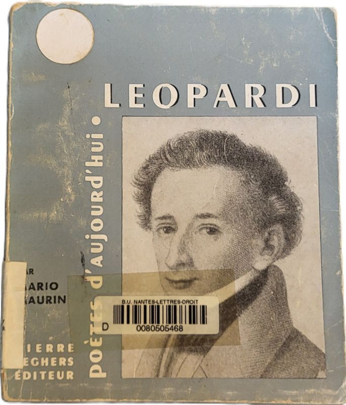 MAURIN, Marie, *Giacomo Leopardi* (1961)