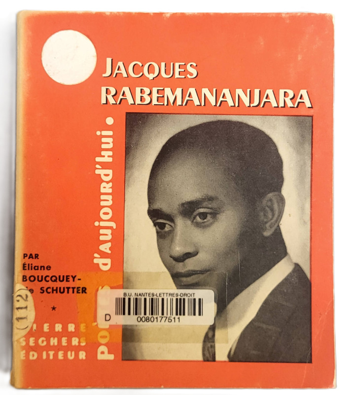 BOUCQUEY DE SCHUTTER, Eliane, *Jacques Rabemananjara* (1964)