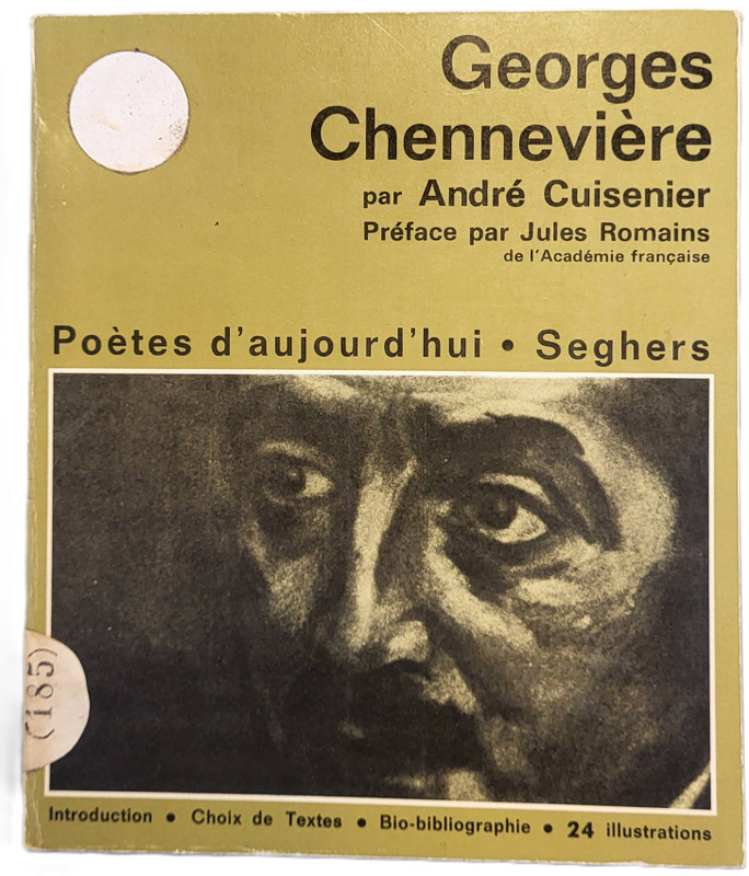 CUISENIER, André, *Georges Chenneviére* (1969)