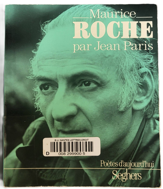PARIS, Jean, *Maurice Roche* (1989)