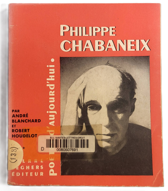 BLANCHARD, André, HOUDELOT, Robert, *Philippe Chabaneix* (1966)
