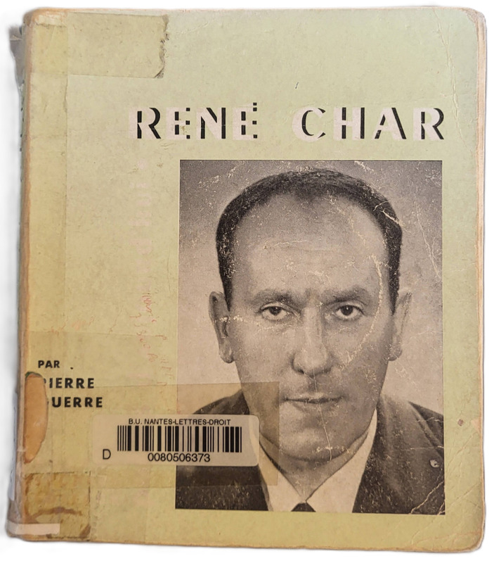 GUERRE, Pierre, *René Char* (1961)